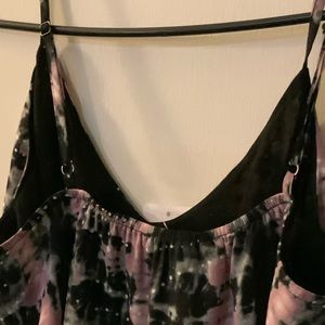 Allison Joy tie dye blush black, XS, brand new with tags.
